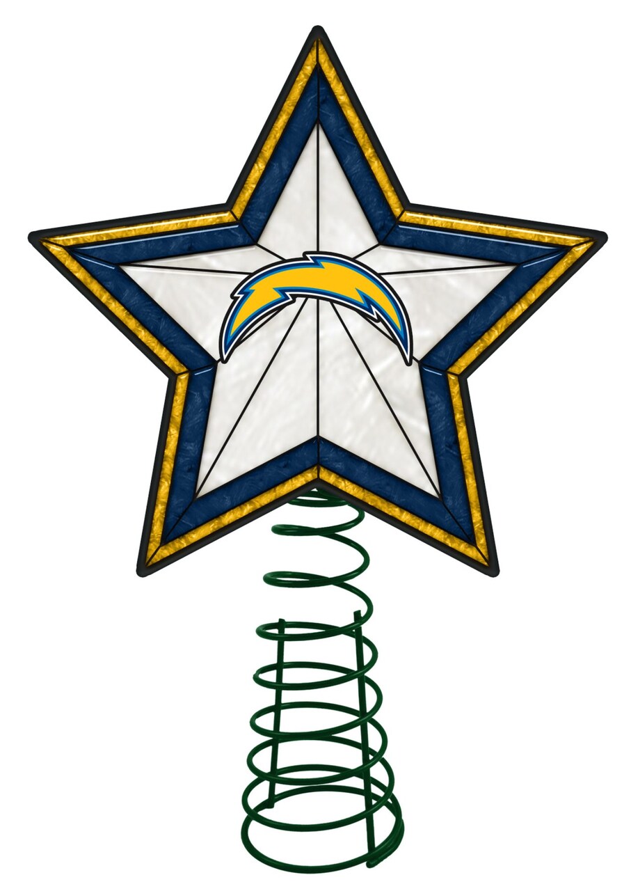 The Memory Company 10" Yellow and Blue NFL San Diego Chargers Tree Topper